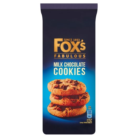 Fox's Fabulous Milk Chocolate Cookies 180g